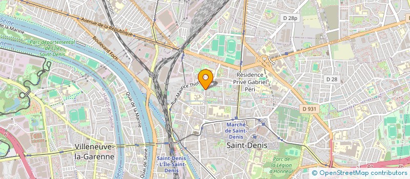 localisation de l'entreprise SCI BYA à SAINT-DENIS