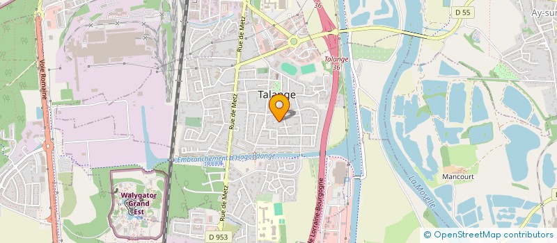 localisation de l'entreprise SCI BYANIS à TALANGE