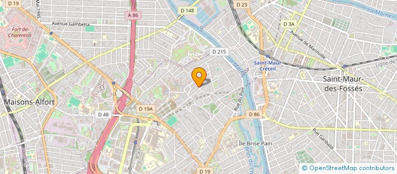 localisation de l'entreprise SCI BYBLOS à CRETEIL