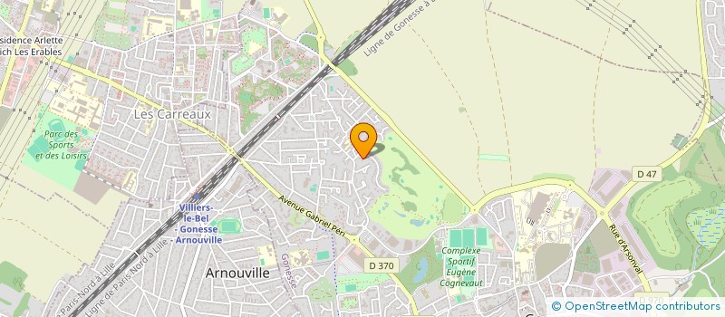 localisation de l'entreprise SCI BYC BROS  GONESSE