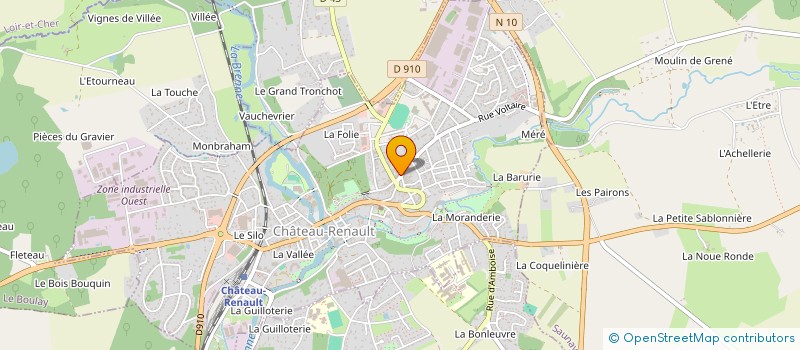 localisation de l'entreprise SCI BYCY à CHATEAU-RENAULT