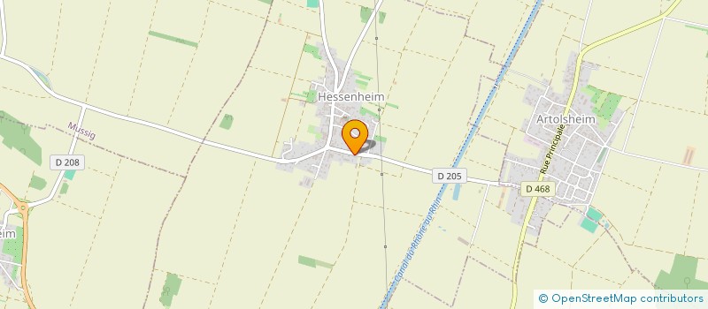 localisation de l'entreprise SCI BYG  HESSENHEIM