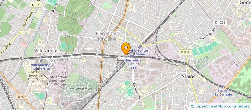 localisation de l'entreprise SCI BYHNM à PIERREFITTE-SUR-SEINE