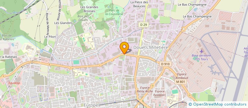 localisation de l'entreprise SCI BYM  SAUNAY