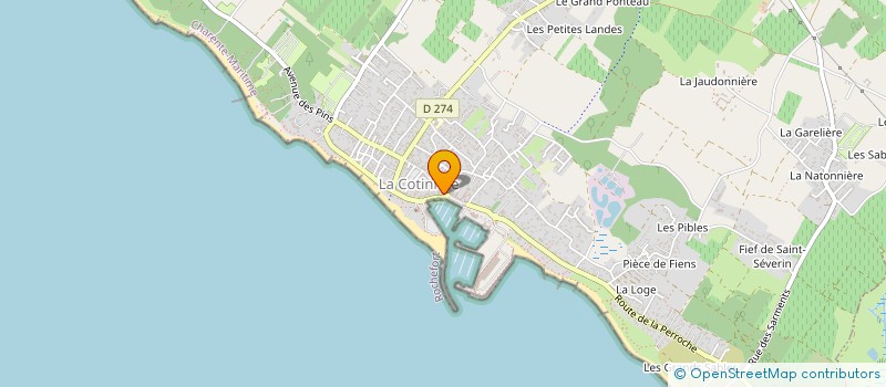 localisation de l'entreprise SCI BYMA  SAINT-PIERRE-D'OLERON