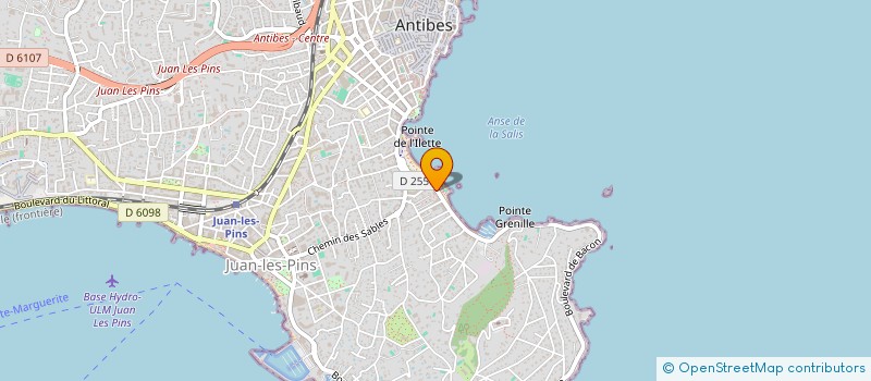 localisation de l'entreprise SCI BYMO à ANTIBES