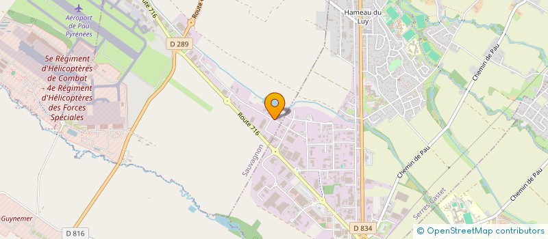 localisation de l'entreprise SCI BYR  SAUVAGNON