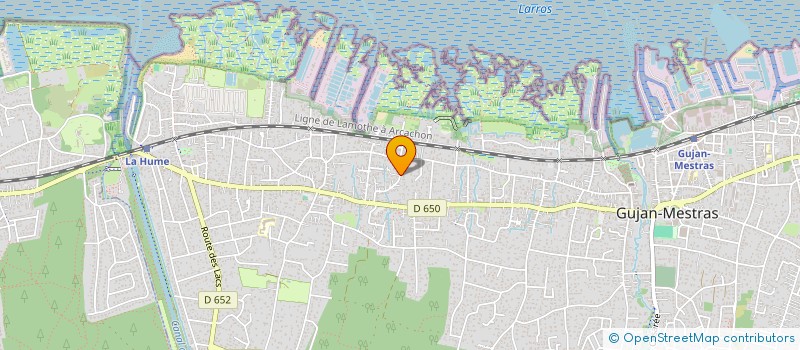 localisation de l'entreprise SCI BYRON à GUJAN-MESTRAS
