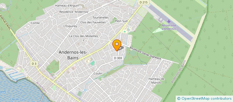 localisation de l'entreprise SCI BYRON-GERONIMO  ANDERNOS-LES-BAINS