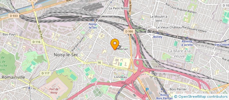 localisation de l'entreprise SCI BYS à NOISY-LE-SEC