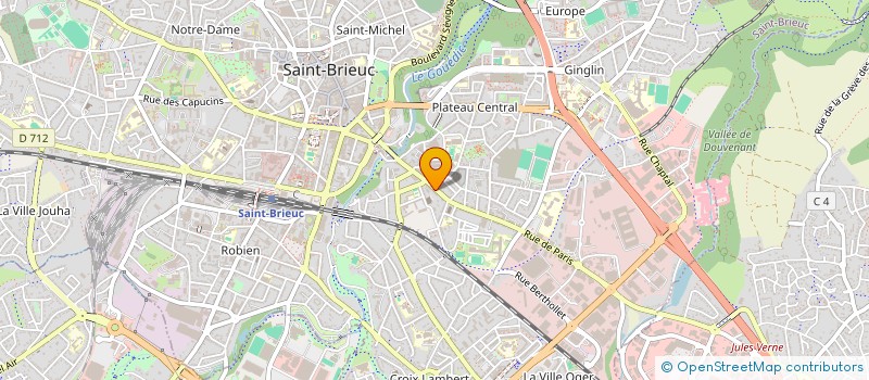 localisation de l'entreprise SCI BYS à SAINT-BRIEUC