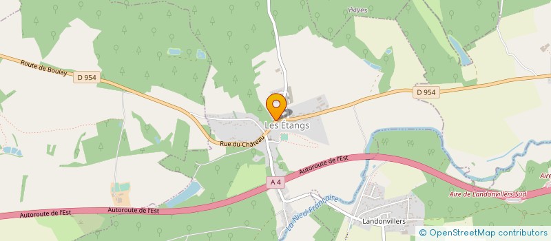 localisation de l'entreprise SCI BYSANCE  LES ETANGS