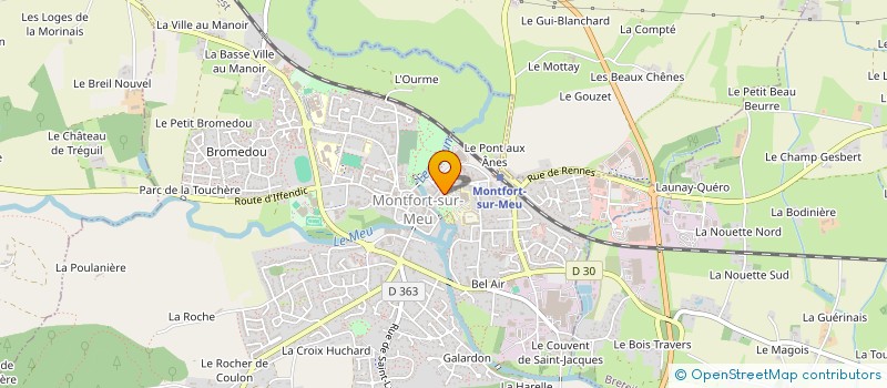 localisation de l'entreprise SCI BYVA  MONTFORT-SUR-MEU