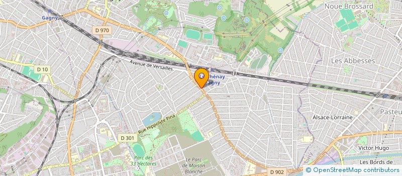 localisation de l'entreprise SCI BYZ IMMOBILIER  GAGNY