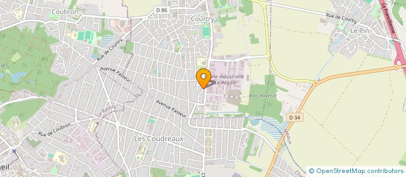 localisation de l'entreprise SCI BYZANCE à COURTRY
