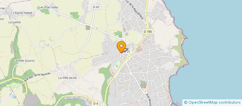 localisation de l'entreprise SCI BYZANTINE  BINIC-ETABLES-SUR-MER