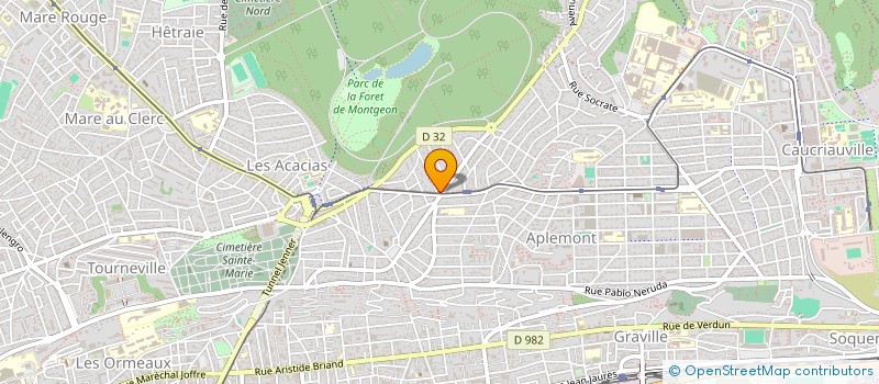 localisation de l'entreprise SCI BZ INVESTISSEMENT  LE HAVRE