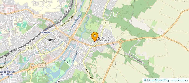 localisation de l'entreprise SCI BZEP  ETAMPES