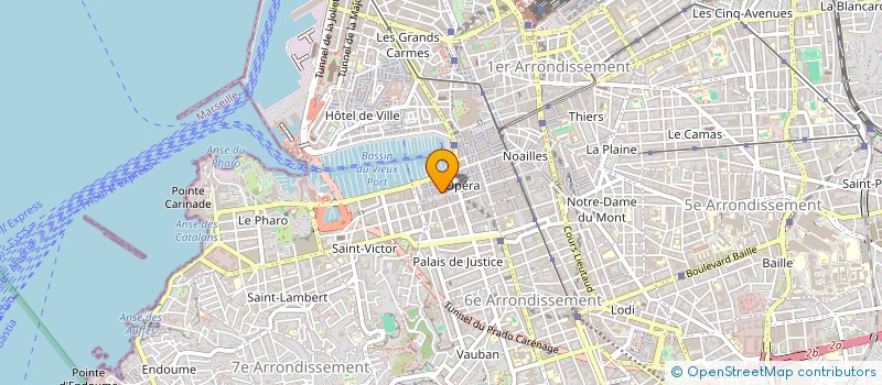 localisation de l'entreprise SCI BZF à MARSEILLE