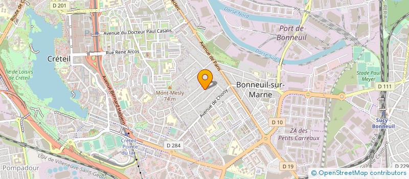 localisation de l'entreprise SCI BZM  BONNEUIL-SUR-MARNE