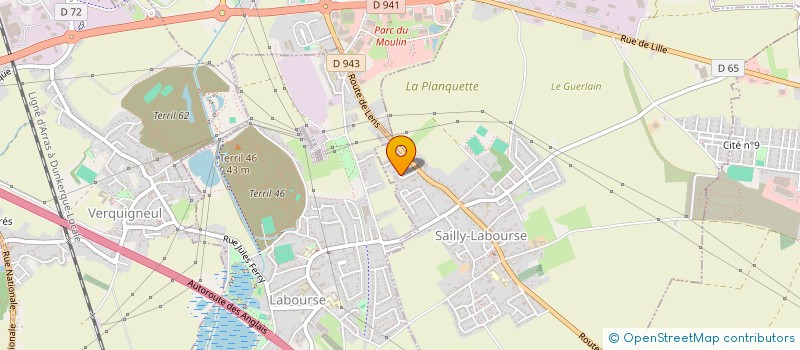 localisation de l'entreprise SCI C 2 H  SAILLY-LABOURSE