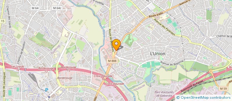 localisation de l'entreprise SCI C 2 NAT à L'UNION