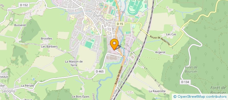 localisation de l'entreprise SCI C-2D  CLUNY