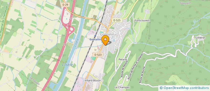 localisation de l'entreprise SCI C 3 J  CRETS EN BELLEDONNE