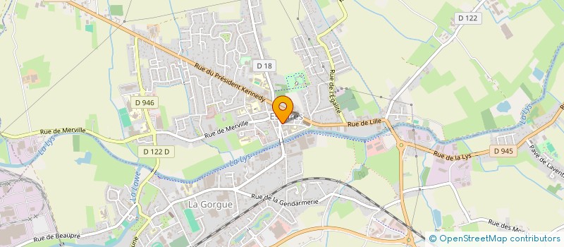 localisation de l'entreprise SCI C 3M  ESTAIRES