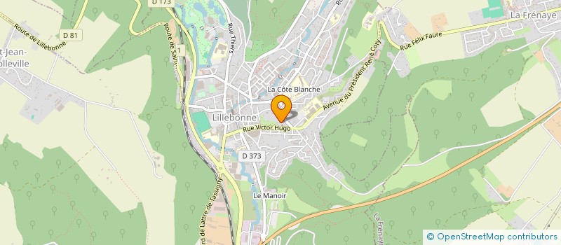 localisation de l'entreprise SCI C.4  LILLEBONNE