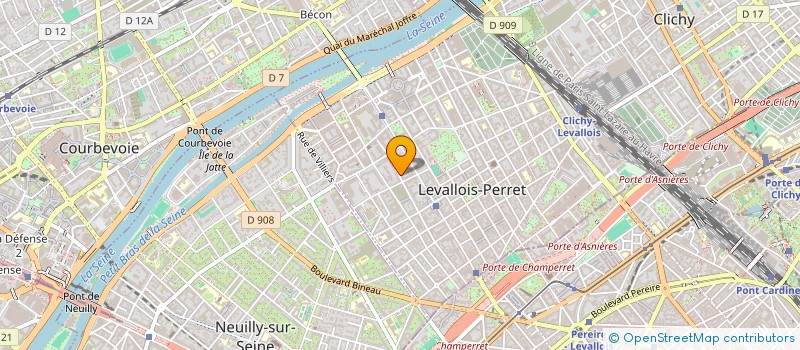 localisation de l'entreprise SCI C à LEVALLOIS-PERRET