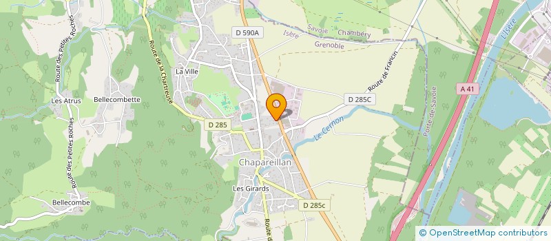 localisation de l'entreprise SCI C-5  CHAPAREILLAN