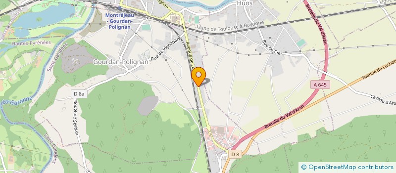 localisation de l'entreprise SCI C 96  GOURDAN-POLIGNAN