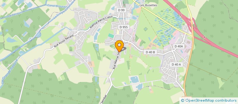 localisation de l'entreprise SCI C.A  HASNON