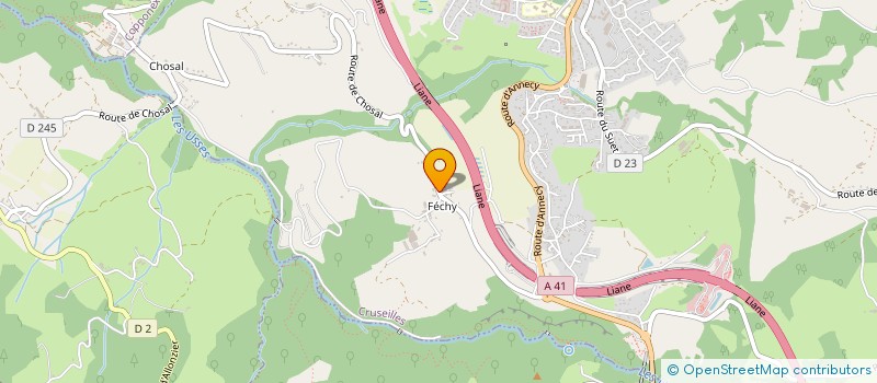 localisation de l'entreprise SCI C.A.B. IMMOBILIER  CRUSEILLES