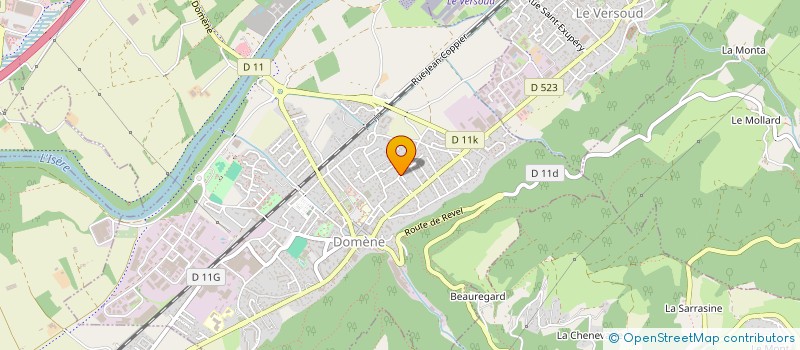 localisation de l'entreprise SCI C.A.C.M.E.  DOMENE