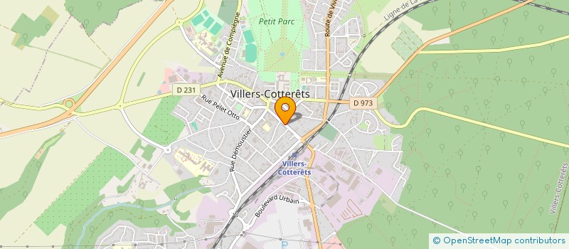 localisation de l'entreprise SCI C.A.C. SIX à VILLERS-COTTERETS