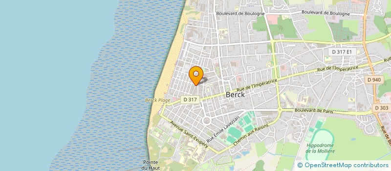 localisation de l'entreprise SCI C.A.D. à BERCK