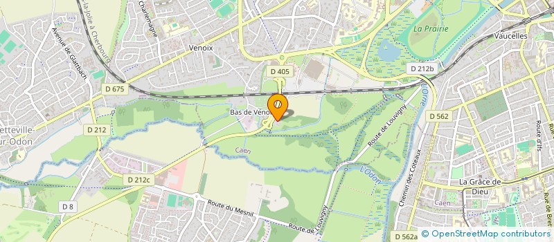 localisation de l'entreprise SCI C.A.D.  CAEN