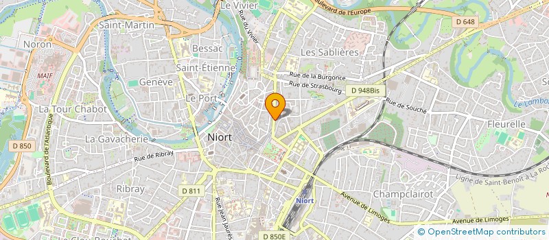 localisation de l'entreprise SCI C.A.D.R. à NIORT