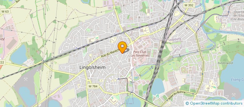 localisation de l'entreprise SCI C.A. DOSCH  LINGOLSHEIM