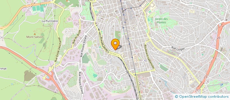 localisation de l'entreprise SCI C A F  SAINT-ETIENNE