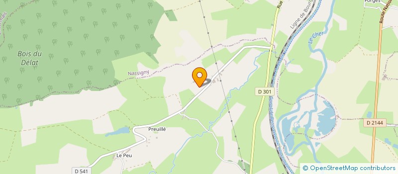 localisation de l'entreprise SCI C.A.G.S  ESTIVAREILLES