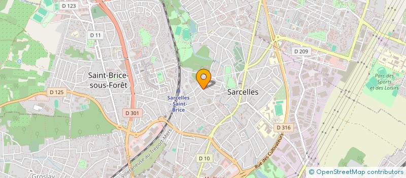 localisation de l'entreprise SCI C.A.L.R PARIS  SARCELLES
