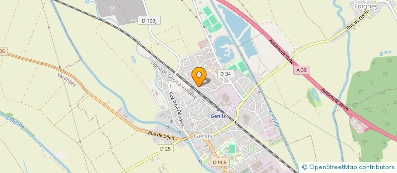 localisation de l'entreprise SCI C.A.M à GENLIS