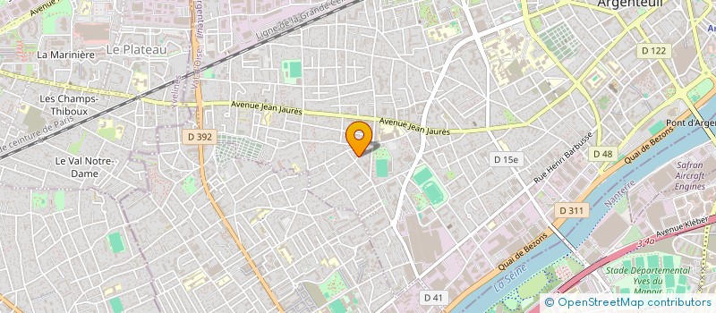 localisation de l'entreprise SCI C.A.M  ARGENTEUIL