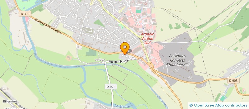 localisation de l'entreprise SCI C.A.M.G.S à VERDUN