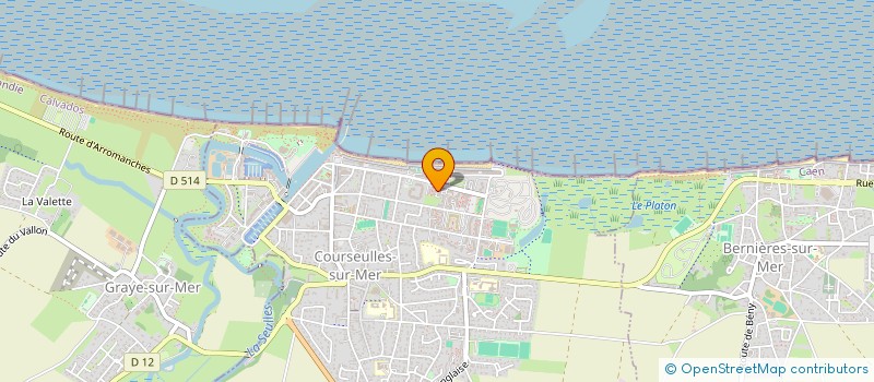 localisation de l'entreprise SCI C.A.M.S. LISIEUX à COURSEULLES-SUR-MER
