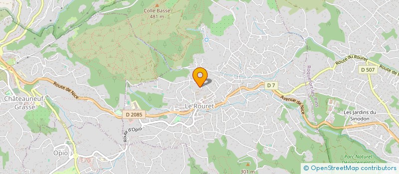 localisation de l'entreprise SCI C.A.M.T  LE ROURET