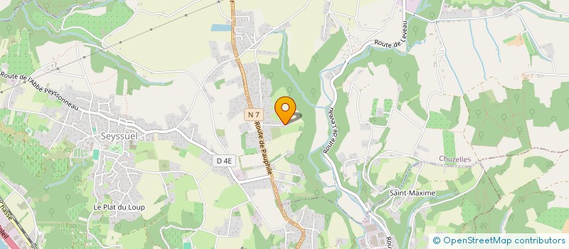 localisation de l'entreprise SCI C A NOUS  CHUZELLES